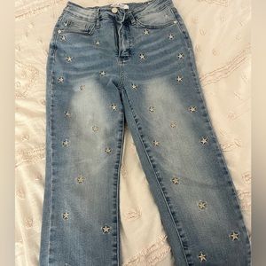 judy blue starry jeans. size 5/27